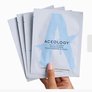 Multi-Vitamin Brightening Biodegradable Mask - Blue